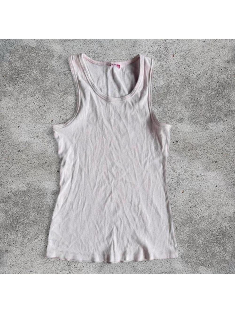 light pink ribbed cami